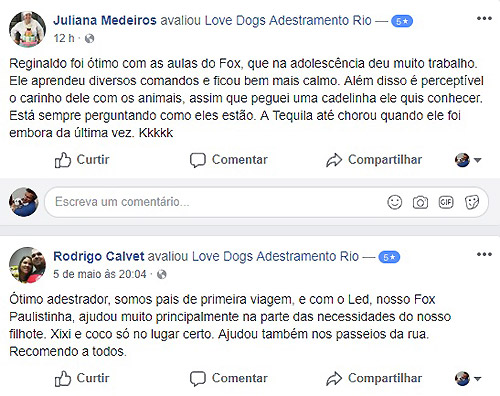 Avaliação de Clientes